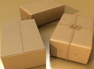 in thùng carton bưu điện